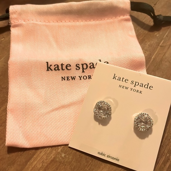 Nwt Kate Spade Rhinestone Studs - Picture 1 of 4